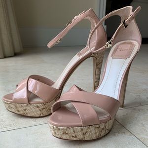 Christian Dior Pink Platform Heels